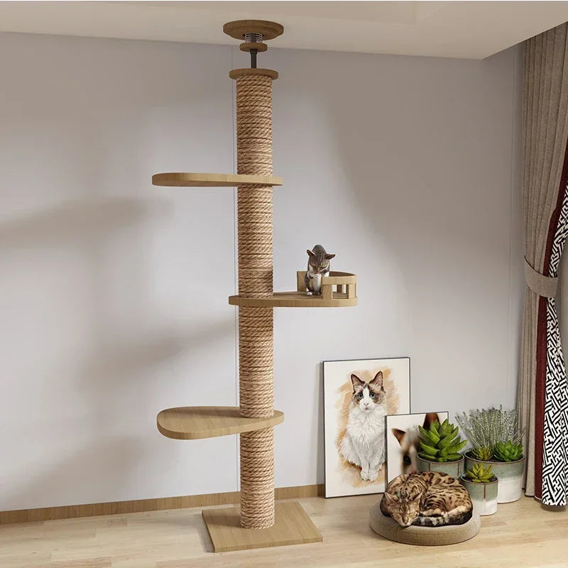 Adjustable Cat Play Tree