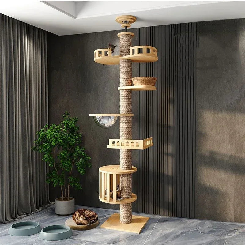 Adjustable Cat Play Tree