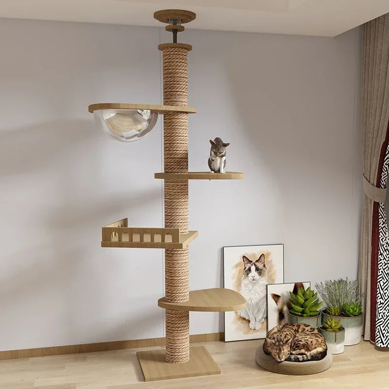 Adjustable Cat Play Tree
