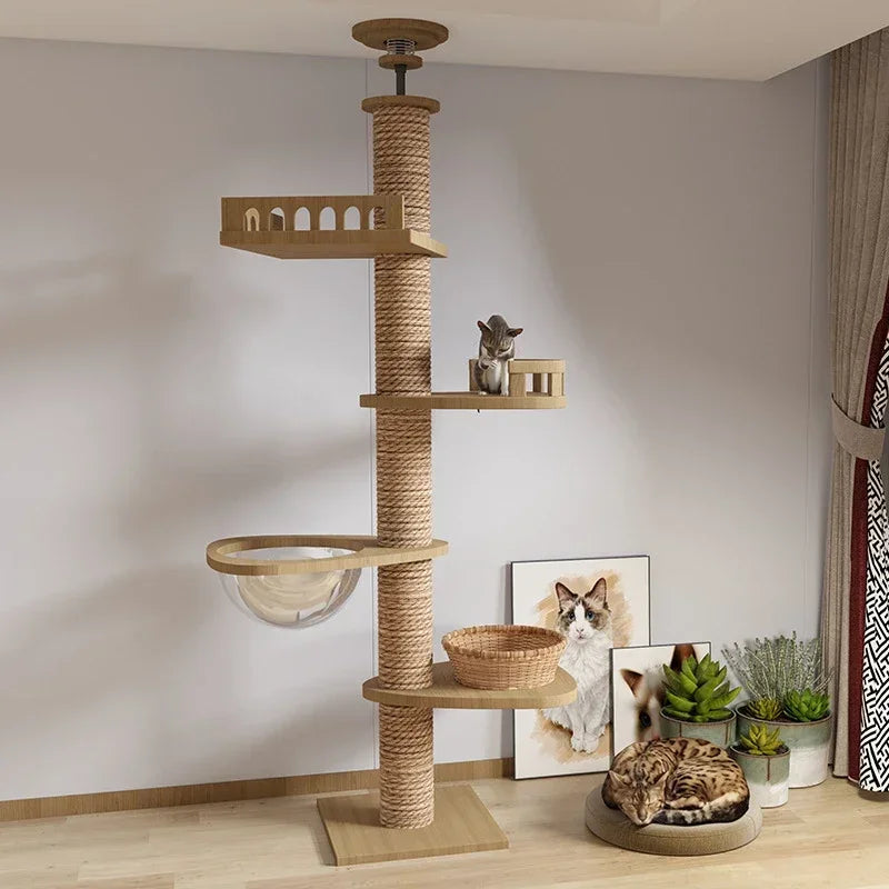 Adjustable Cat Play Tree