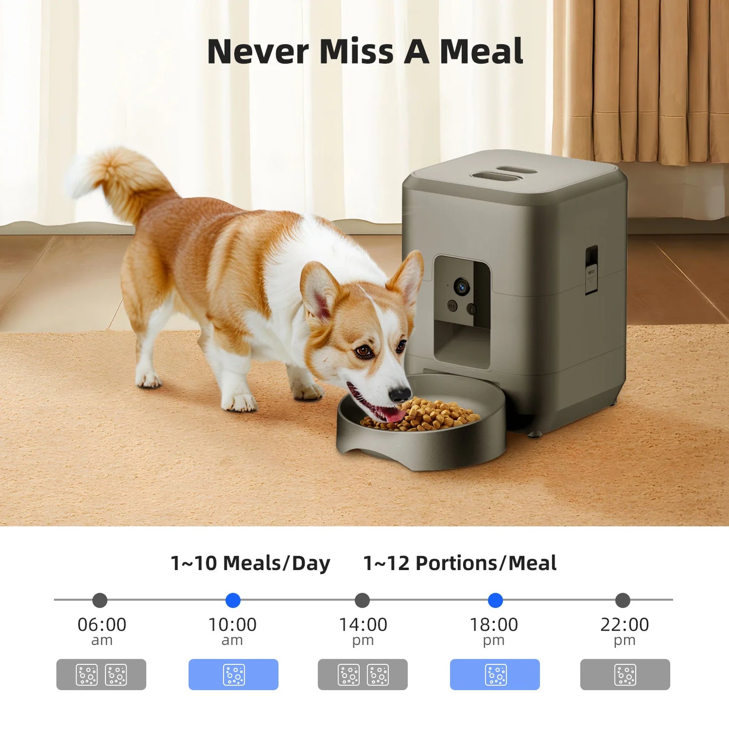 2L Automatic Smart Pet Feeder