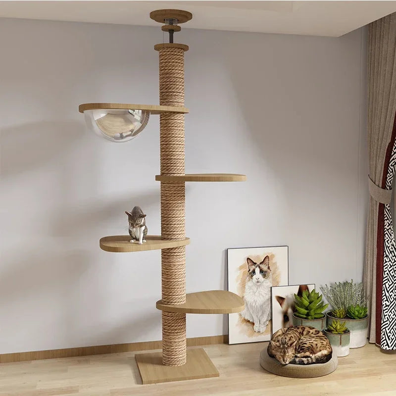 Adjustable Cat Play Tree