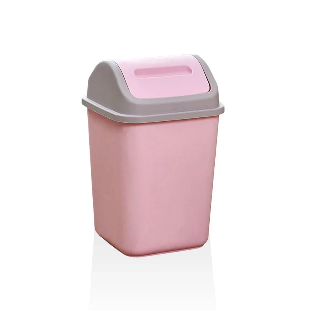 Modern Swing Lid Trash Bin