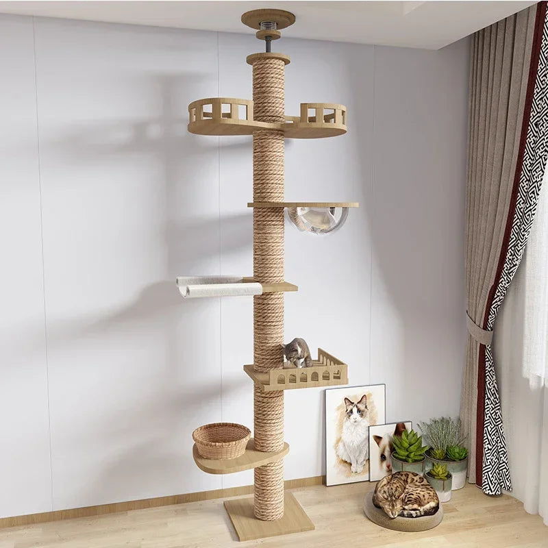 Adjustable Cat Play Tree