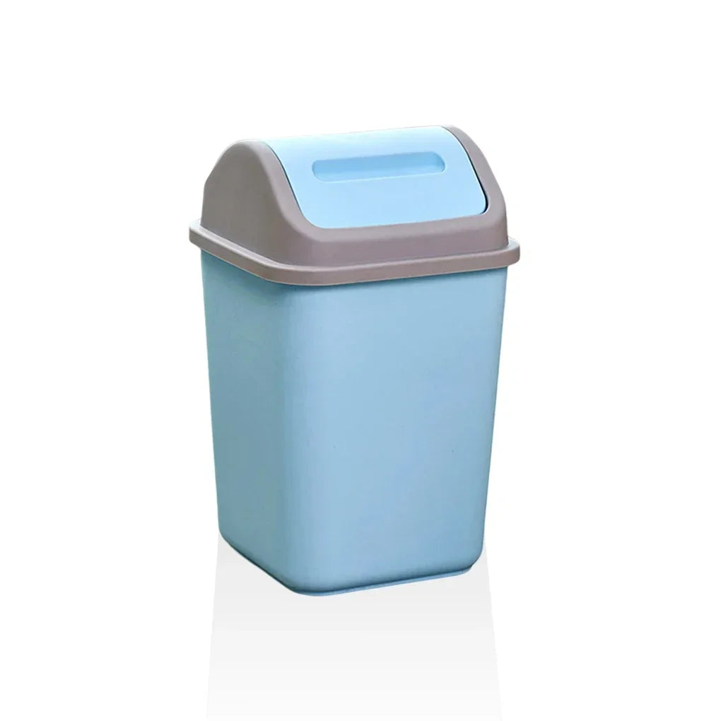 Modern Swing Lid Trash Bin