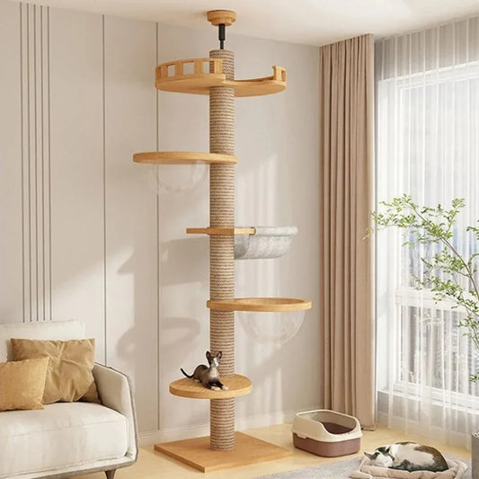 Adjustable Cat Play Tree