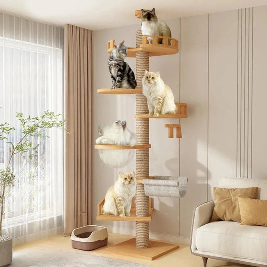 Adjustable Cat Play Tree
