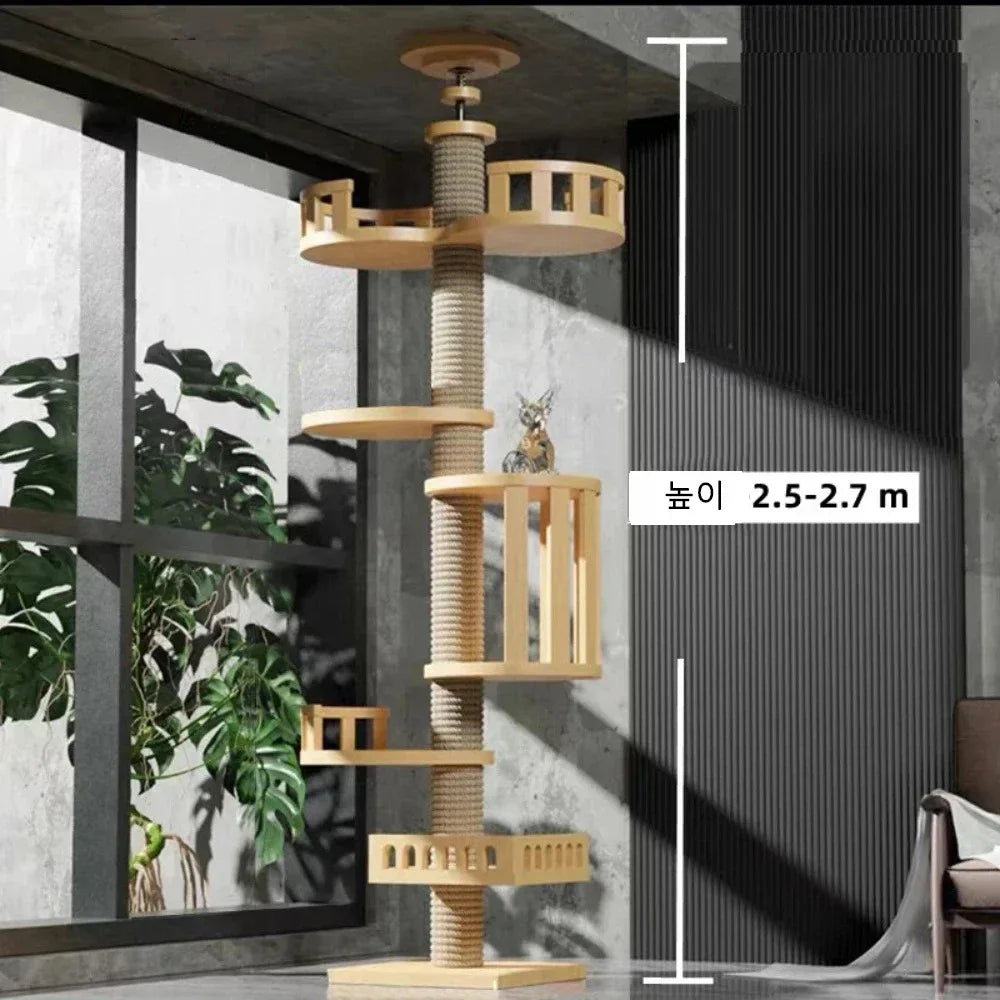 Adjustable Cat Play Tree